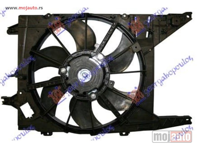 Glavna slika -  VENTILATOR KOMPLET (BENZIN/DIZEL) (GATE TIP) Dacia sandero 08-12 -dostupno - MojAuto