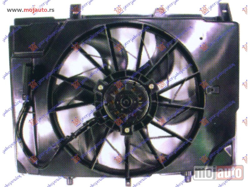 Glavna slika -  VENTILATOR HLADNJAKA KOMPLET (BENZIN) Mercedes slk (r170) 96-04 -dostupno - MojAuto