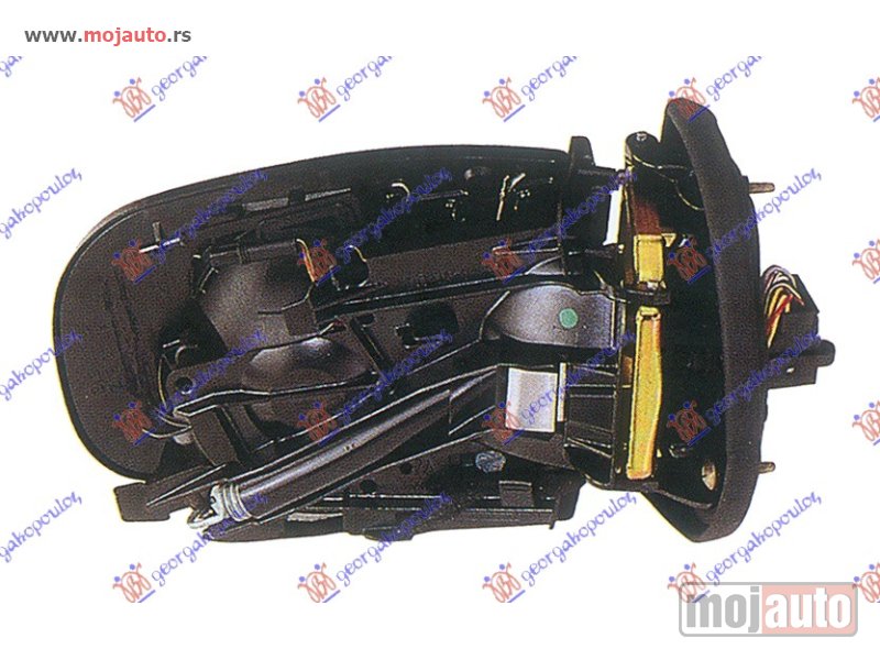 Glavna slika -  RETROVIZOR (BEZ POKLOPCA) ELEKTRICNI SA GREJACEM (MIGAVAC) (7 PIN) (ASFERICNO STAKLO) Desno Mercedes e class (w210) 99-02 -dostupno - MojAuto