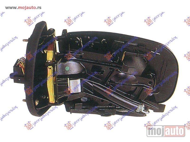 Glavna slika -  RETROVIZOR (BEZ POKLOPCA) ELEKTRICNI SA GREJACEM (MIGAVAC) (7 PIN) (ASFERICNO STAKLO) Levo Mercedes e class (w210) 99-02 -dostupno - MojAuto