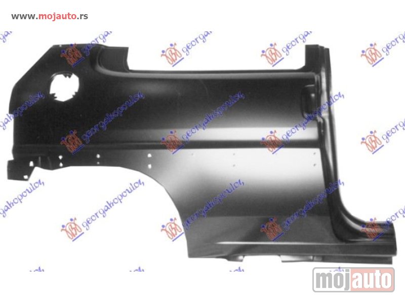Glavna slika -  ZADNJI BLATOBRAN 3 VRATA Desno Citroen saxo 99-04 -nedostupno - MojAuto