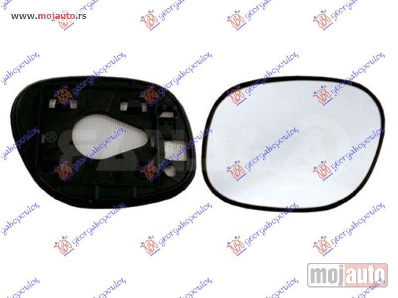 Glavna slika -  STAKLO RETROVIZORA Levo Toyota rav 4 (xa10) 98-00 -dostupno - MojAuto