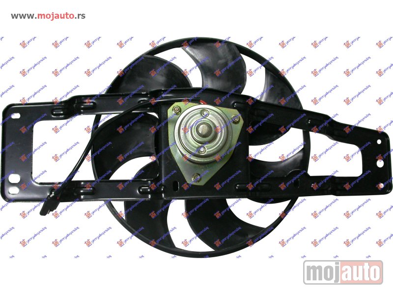Glavna slika -  VENTILATOR HLADNJAKA KOMPLET (1.2 BENZIN) (-AC) Renault twingo 00-07 -dostupno - MojAuto