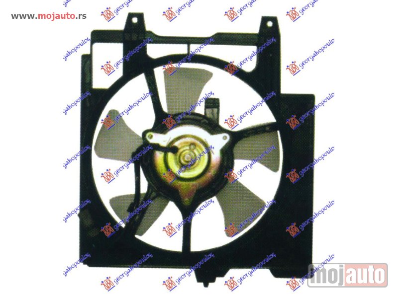 Glavna slika -  VENTILATOR HLADNJAKA KOMPLET (BENZIN) Nissan micra (k11) 00-02 -dostupno - MojAuto