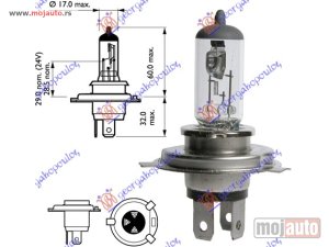 NOVI: delovi  SIJALICA (H4) 12V 60/55W Lampe/xenon -dostupno