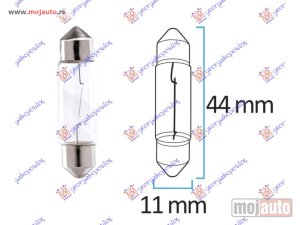NOVI: delovi  SIJALICA 24V 5W SV8.5 5X41 Lampe/xenon -dostupno