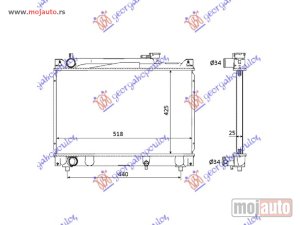 Glavna slika - HLADNJAK MOTORA 2.0 V6 - 2.0 16V (42x52x27) Suzuki grand vitara 99-05 -dostupno - MojAuto