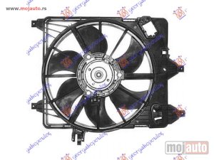 NOVI: delovi  VENTILATOR BENZIN (38cm) KLIZAC Renault clio 01-06/campus 04-/thalia 01- -dostupno