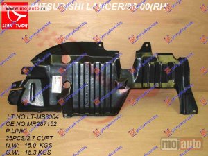 NOVI: delovi  ZASTITA MOTORA PREDNJA PLASTICNA Desno Mitsubishi lancer (ck1) 97-04 -dostupno
