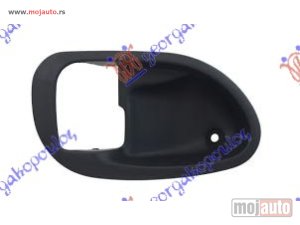 NOVI: delovi  OKVIR UNUTRASNJE KVAKE PREDNJIH/ZADNJIH VRATA CRNI Desno Mitsubishi lancer (ck1) 97-04 -dostupno