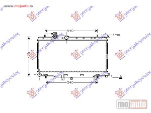 NOVI: delovi  HLADNJAK MOTORA 2.0 TURBO WRX (340x688x26) Subaru impreza 01-08 -dostupno