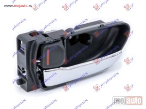 NOVI: delovi  KVAKA PREDNJIH/ZADNJIH VRATA UNUTRASNJA HROM/CRNA Levo Subaru impreza 01-08 -dostupno