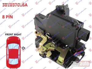 Glavna slika - BRAVA PREDNJIH VRATA ELEKTRICNA (8pins) Desno Seat leon 99-05 -dostupno - MojAuto