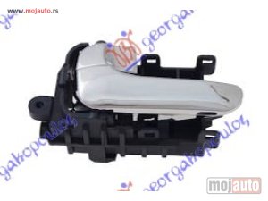 NOVI: delovi  KVAKA PREDNJIH/ZADNJIH VRATA UNUTRASNJA HROM Levo Nissan almera (n16) h/b 00-06 -dostupno