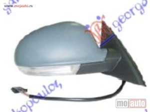 NOVI: delovi  RETROVIZOR ELEKTRICNI SA GREJACEM (MIGAVAC) 03- (KONVEKSNO STAKLO) Desno Vw passat 00-05 -dostupno