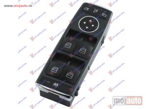 NOVI: delovi  PREKIDAC U PREDNJIM VRATIMA (4 TASTERA) (ELEKTRO-SKLOPIV RETROVIZOR) (3 PIN) Levo Mercedes c class (w204) 07-11 -dostupno