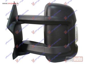 NOVI: delovi  RETROVIZOR MEHANICKI DUGI (MIGAVAC) (SENZOR) (KONVEKSNO STAKLO) Levo Peugeot boxer 06-14 -dostupno