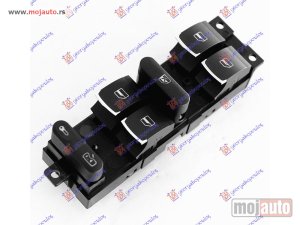 NOVI: delovi  PREKIDAC U PREDNJIM VRATIMA HROM (4 TASTERA) (9 PIN) Levo Seat toledo 99-04 -dostupno