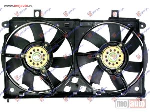 NOVI: delovi  VENTILATOR HLADNJAKA (DUPLI) KOMPLET (BENZIN/DIZEL) (+AC) Peugeot 106 96-03 -dostupno