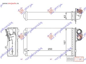 NOVI: delovi  GREJAC KABINE (250x157) 99- (VALEO TIP) (BEZ CEVI) Peugeot 406 coupe 96-05 -dostupno