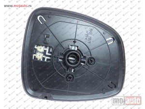 NOVI: delovi  STAKLO RETROVIZORA SA GREJACEM 2012- (KONVEKSNO) Levo Fiat sedici 07- -dostupno