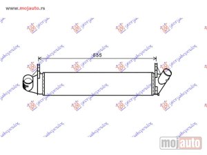 Glavna slika - HLADNJAK INTERKULERA 1.5 DCi (590x120x40) Dacia sandero 08-12 -dostupno - MojAuto