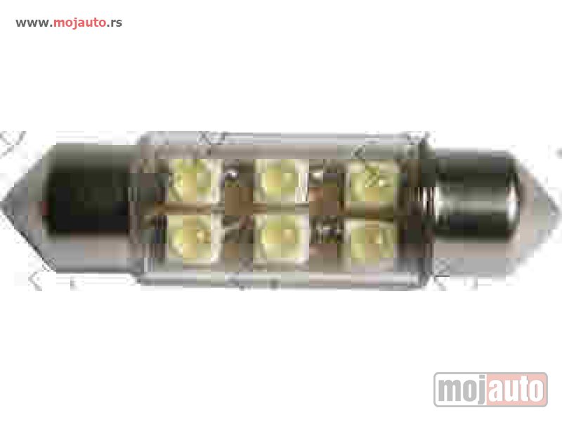 Glavna slika -  SIJALICA 07.303.06 6 LED 37mm BELA KRISTAL Lampe/xenon -nedostupno - MojAuto
