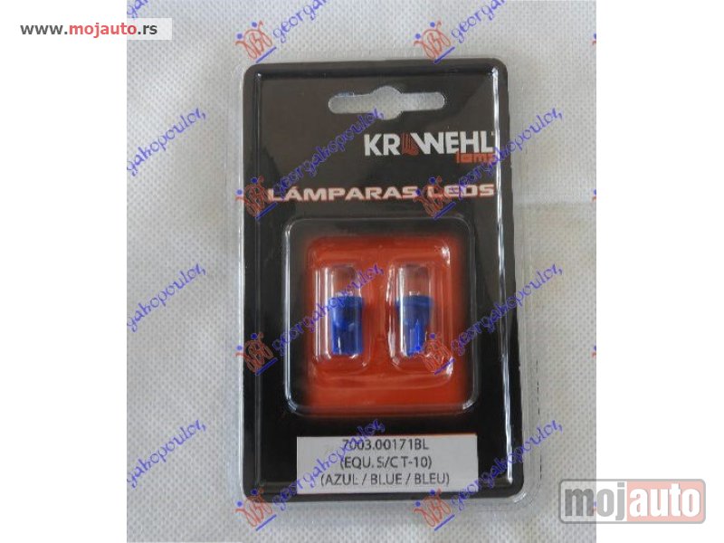 Glavna slika -  SIJALICA T10 W2 07.400.11 LED PLAVA Desno Lampe/xenon -dostupno - MojAuto