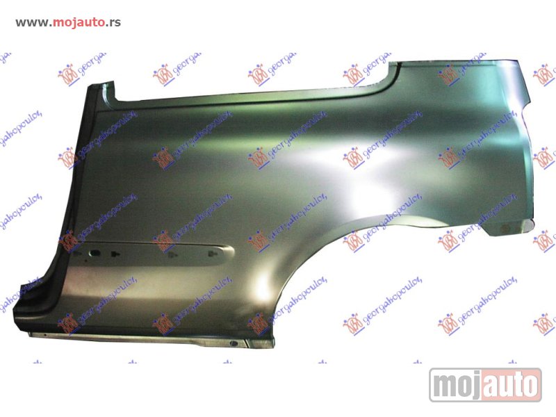 Glavna slika -  ZADNJI BLATOBRAN 3 VRATA Levo Renault clio 01-06/campus 04-/thalia 01- -dostupno - MojAuto