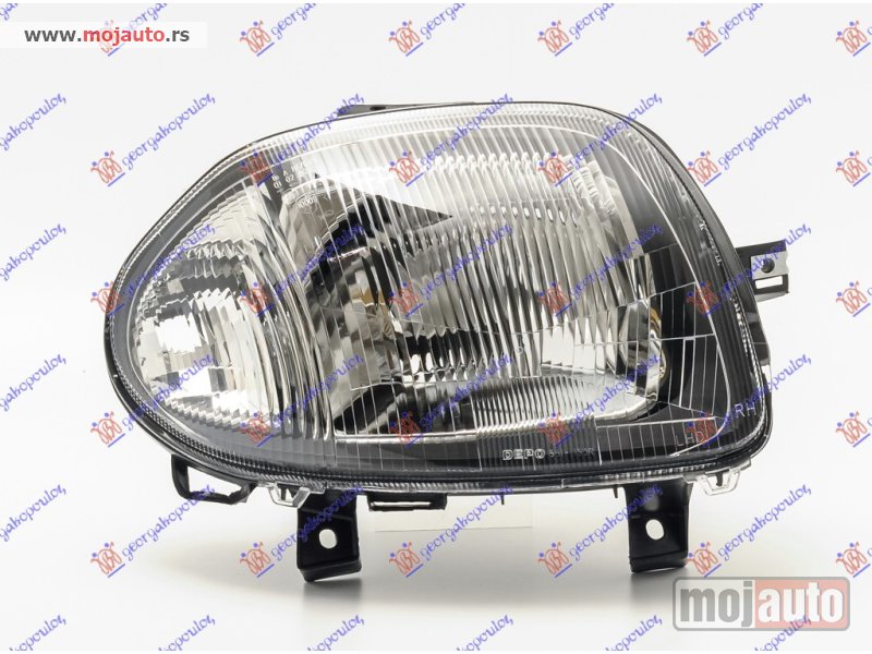 Glavna slika -  FAR ELEKTRICNI (DEPO) Desno Renault clio 98-01 -dostupno - MojAuto