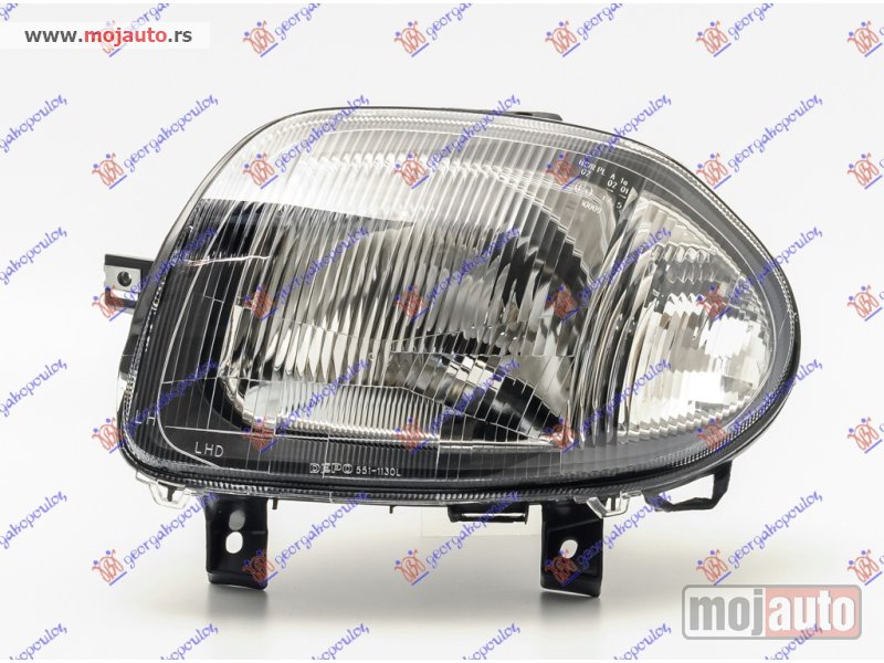 Glavna slika -  FAR ELEKTRICNI (DEPO) Levo Renault clio 98-01 -dostupno - MojAuto