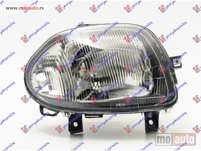 Glavna slika -  FAR ELEKTRICNI (TYC) Desno Renault clio 98-01 -dostupno - MojAuto