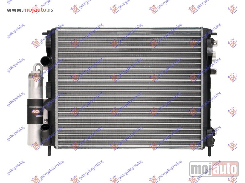 Glavna slika -  HLADNJAK MOTORA I KLIME BENZIN (48x41.5) Renault clio 98-01 -nedostupno - MojAuto