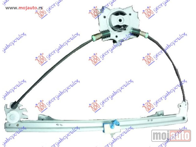 Glavna slika -  PODIZAC PREDNJEG PROZORA ELEKTRICNI (BEZ MOTORA) 5 VRATA Levo Renault clio 98-01 -dostupno - MojAuto