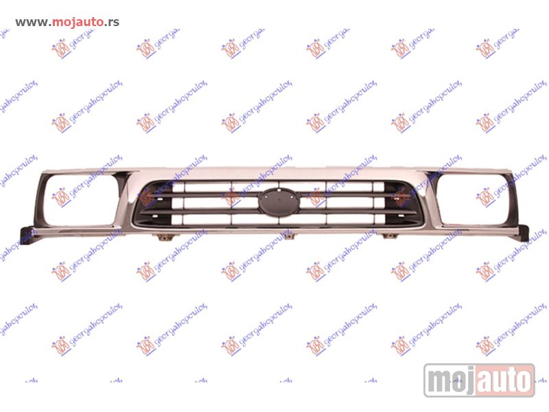Glavna slika -  PVC MASKA HROM Toyota hi-lux (ln 145) 2wd 98-01 -dostupno - MojAuto