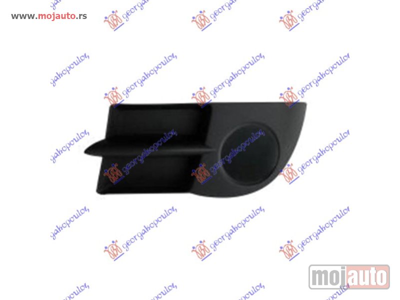 Glavna slika -  RESETKA PREDNJEG BRANIKA (BEZ MAGLENKE) (CAMPUS) Levo Renault clio 01-06/campus 04-/thalia 01- -dostupno - MojAuto