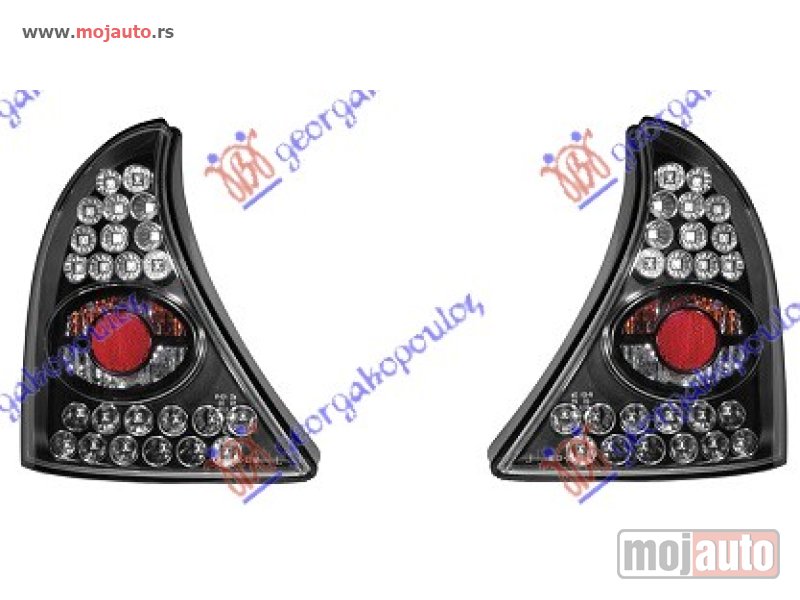 Glavna slika -  STOP LAMPA TUNING PROVIDNA CRNA LED Renault clio 01-06/campus 04-/thalia 01- -dostupno - MojAuto