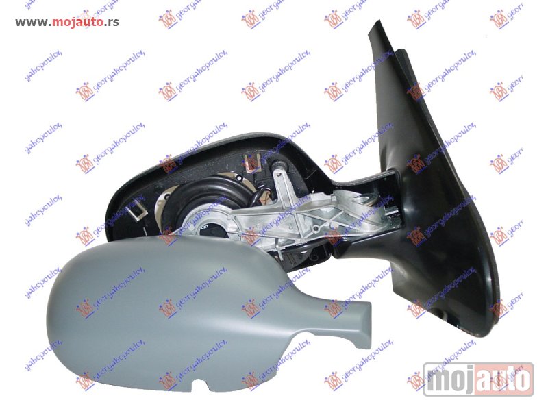 Glavna slika -  RETROVIZOR ELEKTRICNI SA GREJACEM (SENZOR) (A KVALITET) (KONVEKSNO STAKLO) Desno Renault clio 01-06/campus 04-/thalia 01- -dostupno - MojAuto