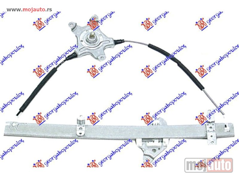 Glavna slika -  PODIZAC PREDNJEG PROZORA MEHANICKI Levo Nissan p/u (d22) 2wd-4wd 98-01 -dostupno - MojAuto