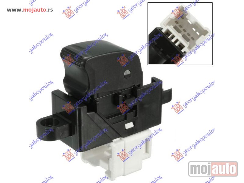 Glavna slika -  PREKIDAC U PREDNJIM VRATIMA (5 PIN) Desno Nissan almera (n15) h/b 98-00 -dostupno - MojAuto