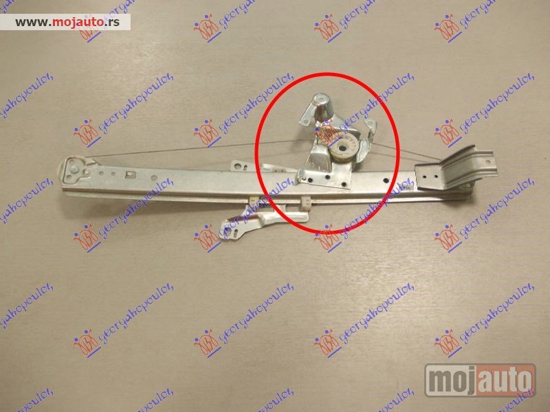 Glavna slika -  PODIZAC ZADNJEG PROZORA ELEKTRICNI (BEZ MOTORA) (KRATKA SASIJA) Levo Mercedes a class (w168) 98-04 -dostupno - MojAuto