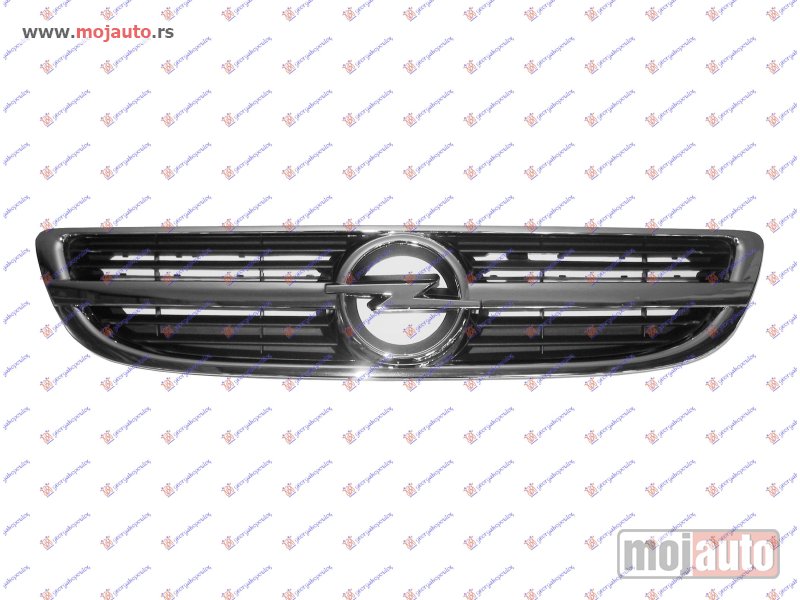Glavna slika -  PVC MASKA HROM/CRNA 2002- Opel zafira 99-05 -dostupno - MojAuto