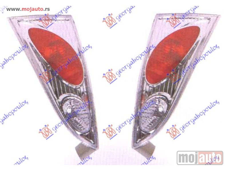 Glavna slika -  STOP LAMPA TUNING SET HROM (LEXUS) Ford focus 98-04 -dostupno - MojAuto