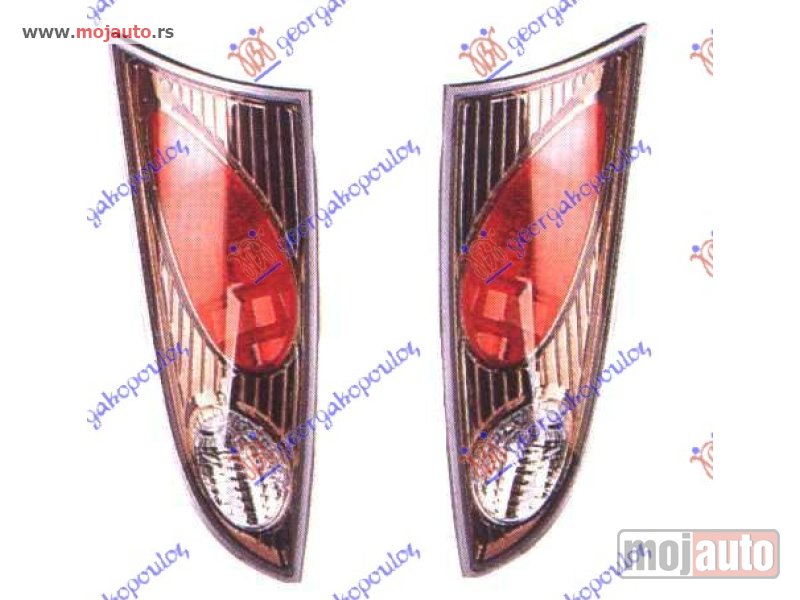 Glavna slika -  STOP LAMPA TUNING SET CRNA (LEXUS) Ford focus 98-04 -dostupno - MojAuto