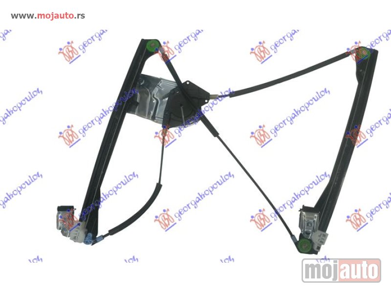 Glavna slika -  PODIZAC PREDNJEG PROZORA ELEKTRICNI (BEZ MOTORA) 5 VRATA Desno Vw polo 99-01 -dostupno - MojAuto
