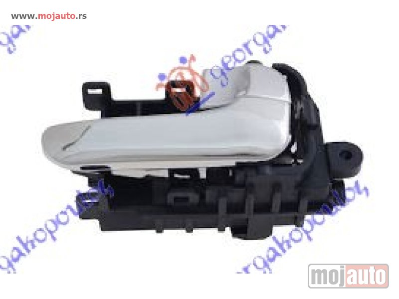 Glavna slika -  KVAKA PREDNJIH/ZADNJIH VRATA UNUTRASNJA HROM Desno Nissan almera (n16) sdn 00-06 -dostupno - MojAuto