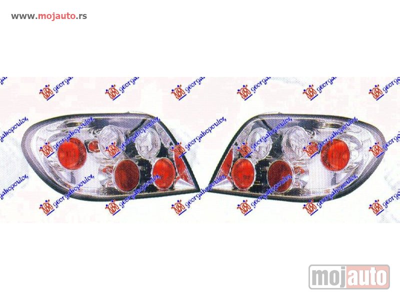 Glavna slika -  STOP LAMPA TUNING HROM SET Citroen xsara 00-04 -dostupno - MojAuto