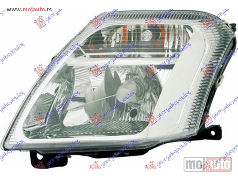 Glavna slika -  FAR ELEKTRICNI (DEPO) Levo Citroen c2 08-10 -dostupno - MojAuto