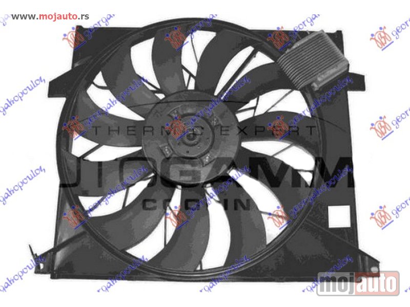 Glavna slika -  VENTILATOR KOMPLET (5.4 BENZIN - 2.7/4.0 DIZEL) (524mm) (2 PIN) Mercedes ml (w163) 98-05 -dostupno - MojAuto