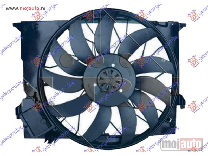 Glavna slika -  VENTILATOR KOMPLET (6.2 BENZIN) 07- (530mm) (850W) (4 PIN) Mercedes e class (w211) 02-09 -dostupno - MojAuto